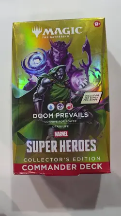 Magic The Gathering | DOOM PREVAILS MARVEL SUPER HEROES COLLECTOR COMMANDER DECK - Image 2