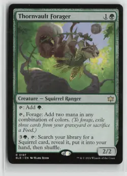 Thornvault Forager Lightly Played 197 Bloomburrow Magic: The Gathering - Image 1