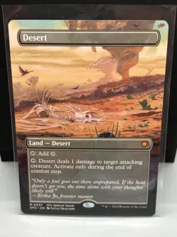 MTG Desert Borderless Normal NM Special Guests Magic 37 - Image 1
