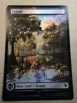 Swamp -#480 (Chocobo Track Foil) Commander: Final Fantasy - Mtg - Image 1