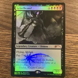 Wizards of the Coast MTG Griselbrand Grand Prix Promo Foil 001/001 EN 2015 - Image 1