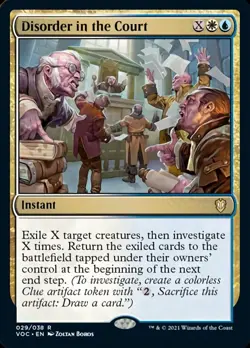 Disorder in the Court [Innistrad: Crimson Vow Commander] Near Mint - Image 1