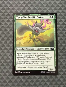 MTG Tippy-Toe, Terrific Partner #0734 U Commander: Marvel Super Heroes (MSC) - Image 1