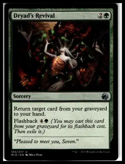 Innistrad: Midnight Hunt #183 Dryad's Revival - Image 1