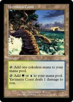 Magic the Gathering MtG Apocalypse Rare Foil Yavimaya Coast #143 - Image 1