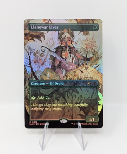 Llanowar Elves Near Mint NM REGULAR FOIL SLC Secret Lair Encyclopedia Magic MTG - Image 1