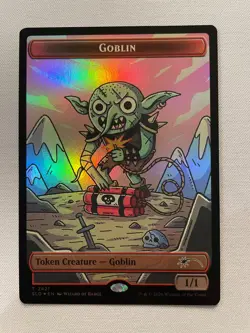 Goblin Token (2421) Secret Lair Drop Foil MTG - Image 1
