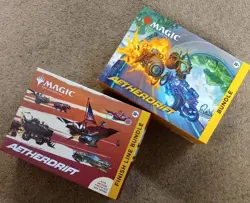 MAGIC THE GATHERING AETHERDRIFT FINISH LINE BUNDLE & AETHERDRIFT BUNDLE LOT - Image 1