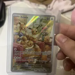 Pokemon Eevee TCG Twilight Masquerade Card 188/167 IR, Tag, Gem Mint 10 - Image 1