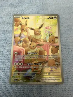 Eevee - Illustration Rare IR - Twilight Masquerade 188/167 Pokemon TCG - M Mint - Image 1