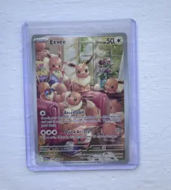 Pokemon TCG Eevee 188/167 Sv06 Twilight Masquerade IR Full Art Holo - Image 1