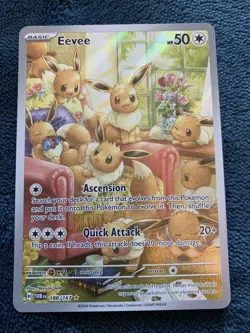 Eevee 188/167 Illustration Rare- Twilight Masquerade Pokemon TCG - IR - Image 1