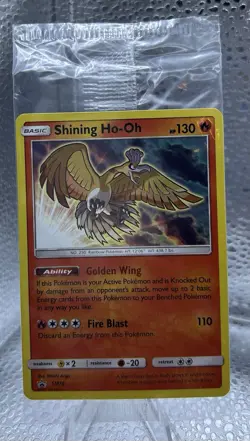 Pokemon TCG Shining Ho-Oh Holo Card SM70 Star Promo NM - Image 1