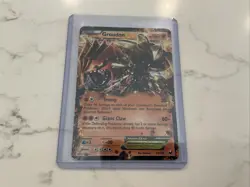 Pokemon Groudon EX 54/108 Dark Explorers Holo TCG 2012 B&W 180 MP-HP - Image 1