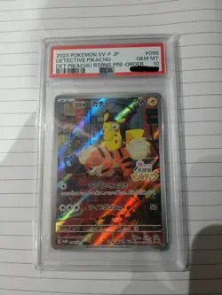 PSA 10 Detective Pikachu 098/SV-P Pre-Order Promo Japanese Pokemon Card GEM MINT - Image 1