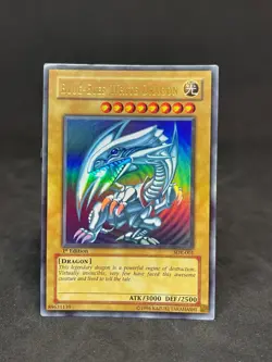 Blue-Eyes White Dragon SDK-001 1st Edition Ultra Rare YuGiOh Asian English Holo - Image 1