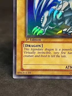 Blue-Eyes White Dragon SDK-001 1st Edition Ultra Rare YuGiOh Asian English Holo - Image 5