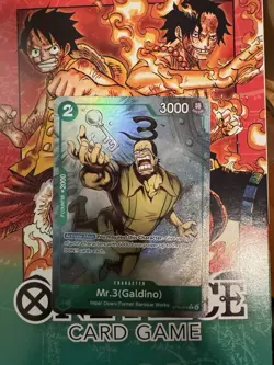 Bandai One Piece Card Game Mr.3 (Galdino) ST30-014 Special Foil EN Alt Art - Image 1