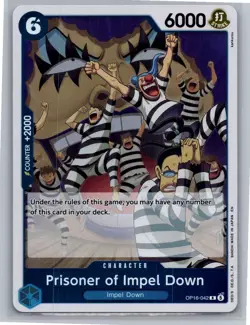 Prisoner of Impel Down - One Piece The Time of Battle OP16-042 (Rare) - Image 1