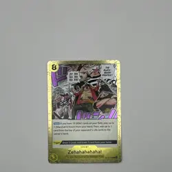 Zehahahahaha! OP16-116 R The Time of Battle Foil English One Piece - Image 1