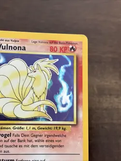 Ninetales Vulnona 12/102 Base Set Holo Rare Vintage German Pokemon Card HP - Image 4