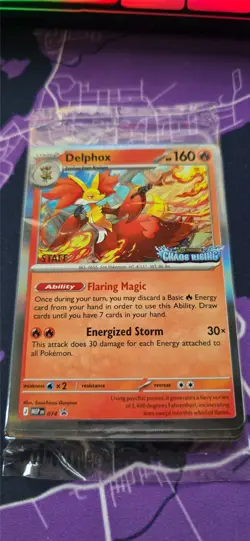 Pokemon Chaos Rising Staff Prerelease Promo Sealed Set Of 4 - Image 1