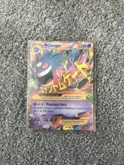 Pokemon TCG XY Phantom Forces Mega M Gengar EX Card 121/119 - Image 1