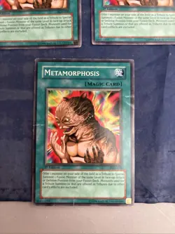 3x Metamorphosis - PGD-090 - Common - 1st Edition - MP/HP- Yugioh - GOAT Format - Image 4