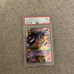 Pokemon 2014 M Gengar EX Mega Holo XY Phantom Forces 121/119 PSA Graded - Image 1