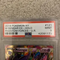 Pokemon 2014 M Gengar EX Mega Holo XY Phantom Forces 121/119 PSA Graded - Image 3