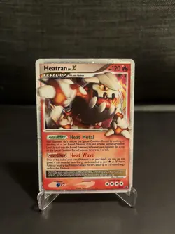 Pokemon TCG Heatran LV.X Ultra Rare DP31 Diamond & Pearl Promo Card - Image 1