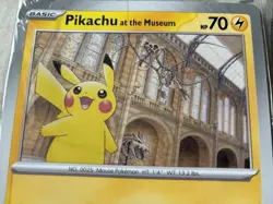 Pikachu Natural History Museum Jumbo Card - Brand New - Image 2
