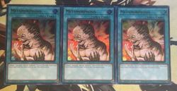 Yugioh: 3x Metamorphosis - MP25-EN299 - Ultra Rare - 1st Edition - NM Playset - Image 1