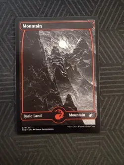 mtg mountain full art 274 innistrad: midnight hunt - Image 1