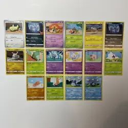 Pokemon Illustrator Asako Ito Art- 16 Card Lot NO DUPLICATES Knitted Art - Image 1