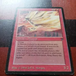 Mtg Firestorm Phoenix HP/MP English Legends Magic Card Reserved List Rare - Image 2