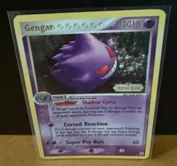 Gengar 5/92 Reverse Holo Stamped EX Legend Maker Pokemon Card 2006 LP - Image 2