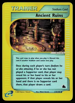 Pokemon Card - Ancient Ruins Skyridge 119/144 Uncommon Reverse Holo - Image 1