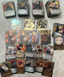 Naruto cards 390 Bulk Common(350 common+40 uncommon and higher)CCG TCG Lot cards - Image 1