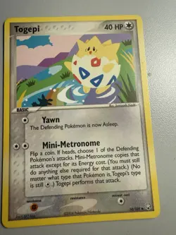 Pokemon Togepi 50/109 EX Hidden Legends Regular Common Basic Card TCG - Image 1