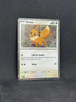 Pokemon TCG Eevee 200 Scarlet & Violet Black Star Promo Holo Card NM Condition - Image 1