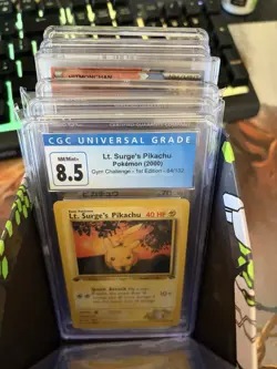 15 Graded Pokemon Card Lot CGC Slabs Japanese English Collection Bulk Vintage - Image 3
