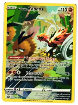 Pokemon TCG Galarian Zapdos SWSH: Sword & Shield Promo Cards SWSH283 NM - Image 1