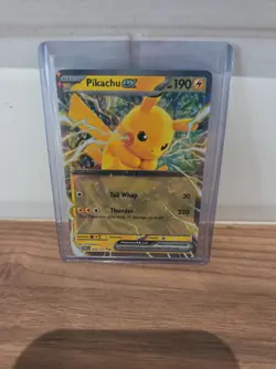 Pikachu ex 028/131 Rare Prismatic Evolutions Holo Pokemon Card - Near Mint - Image 1
