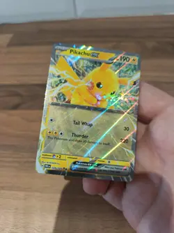 Pikachu ex 028/131 Rare Prismatic Evolutions Holo Pokemon Card - Near Mint - Image 3