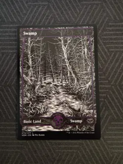 mtg swamp full art 272 innistrad: crimson vow - Image 1