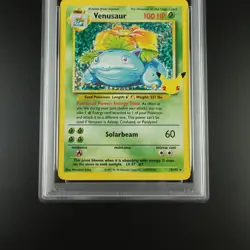 PSA 10 Venusaur 15/102 Pokemon Celebrations Classic Collection Holo Graded Card - Image 3