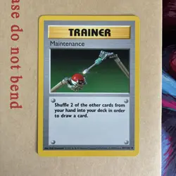 Maintenance SHADOWLESS Base Set 83/102 Pokemon Card - LP - Image 1