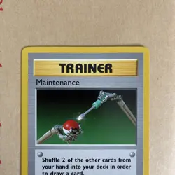 Maintenance SHADOWLESS Base Set 83/102 Pokemon Card - LP - Image 2