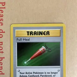Pokemon Card Full Heal Shadowless Base Set 1st Edition 82/102 LP/MP - Image 2